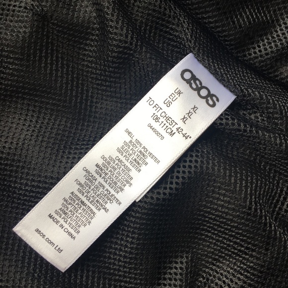 ASOS jacket coat blazer black XL Lightweight - Picture 3 of 5
